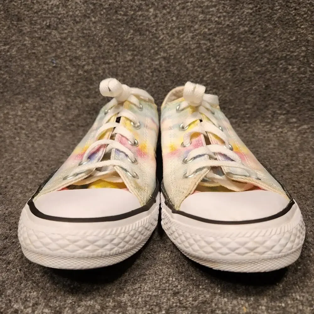 CONVERSE Chuck Taylor All Star 365582F Tie Dye Lo Top Sneakers Youth 3 Girls